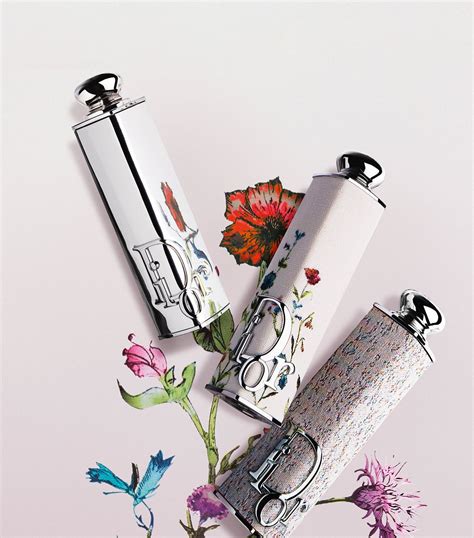 dior floral lipstick case|Dior refillable lipstick case.